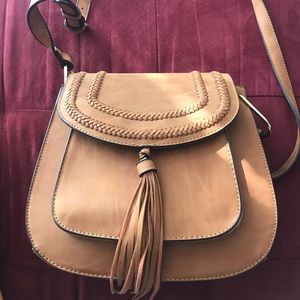 Faux Leather Boho Cross Body Purse